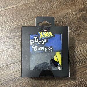 Marvel X-Men Blue and Yellow Casual Socks